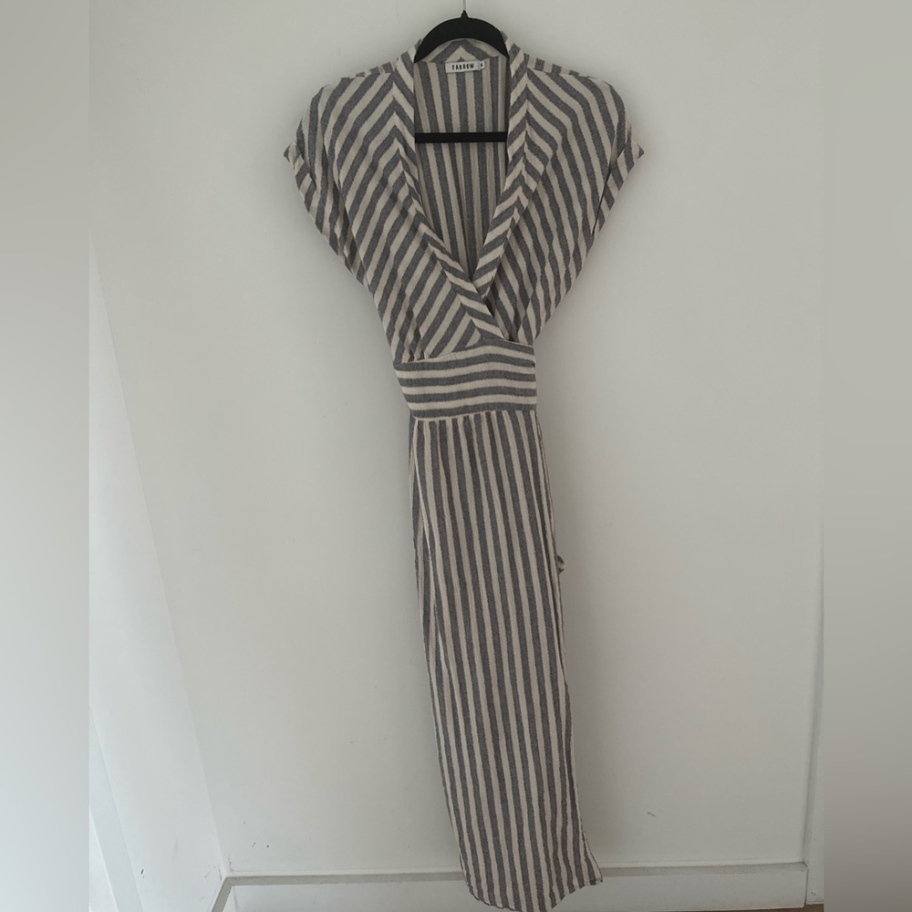 Wrap linen dress size medium
